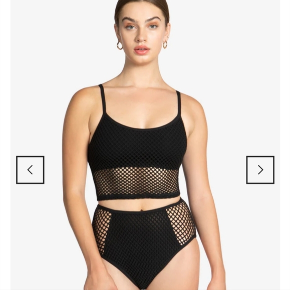 ROBIN  PICCONE  PUA  CROP  BIKINI TOP,  NEW, SIZE:LARGE - Picture 7 of 7